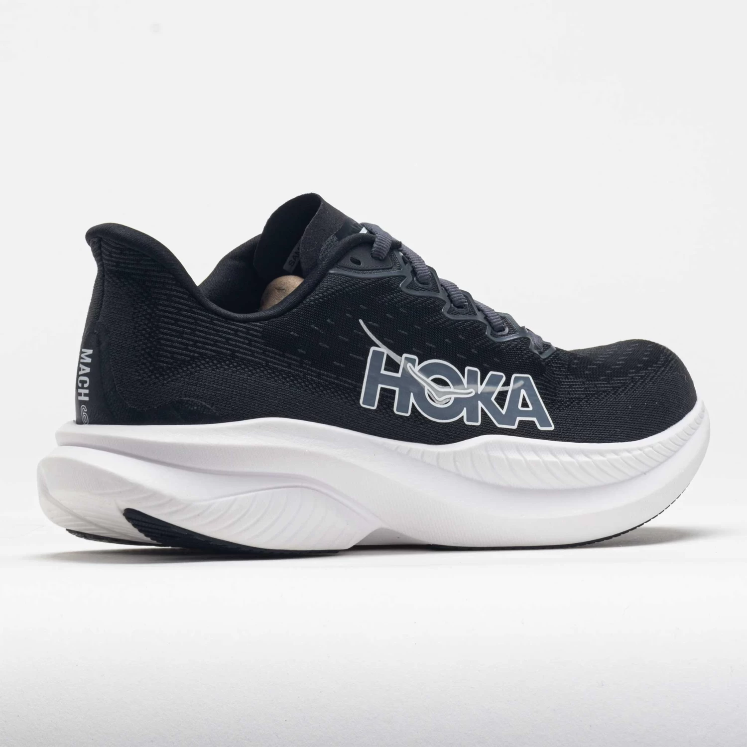 HOKA Mach 6 Men's Black/White 6 HOKA Mach 6 Men's Black/White - Image 6