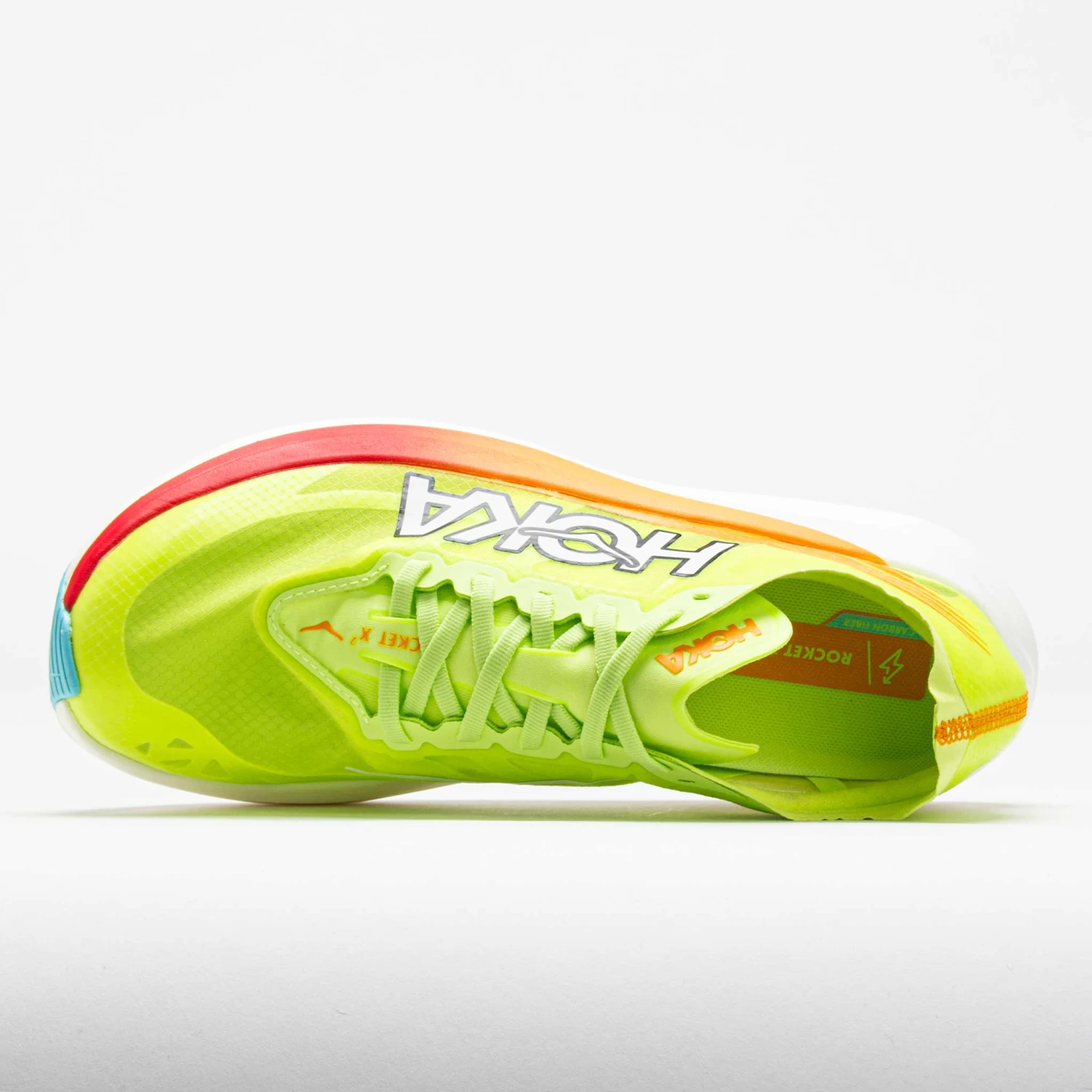 HOKA Rocket X 2 Unisex Lettuce/Solar Flare 3 HOKA Rocket X 2 Unisex Lettuce/Solar Flare - Image 3