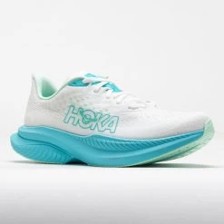 HOKA Mach 6 Women's White/Cielo Blue -Hoka 042166 5 c12d2a77 ae35 4d42 aa9e 9882a732c022
