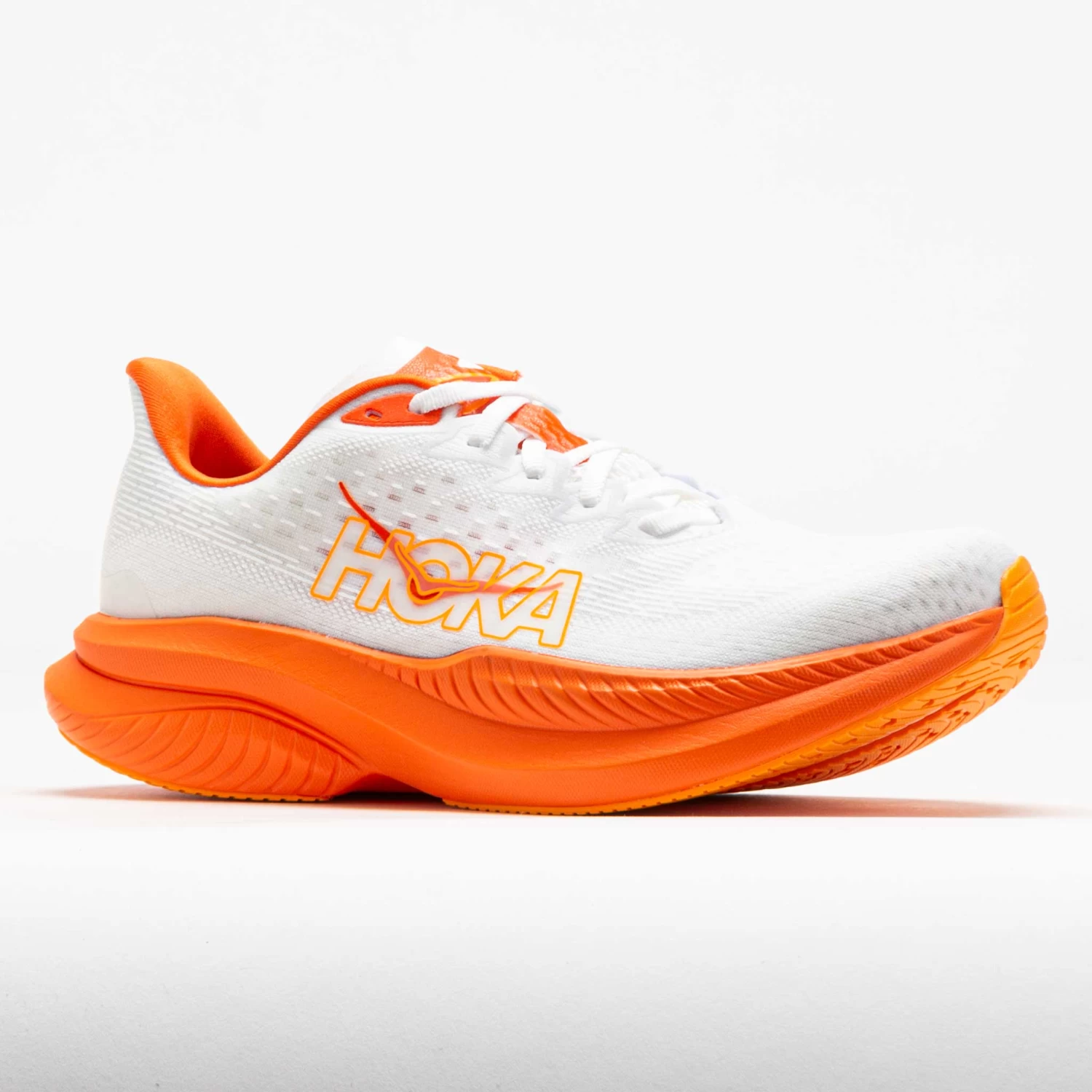 HOKA Mach 6 Men's Frost/Lava 5 HOKA Mach 6 Men's Frost/Lava - Image 5