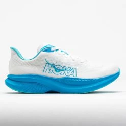 HOKA Mach 6 Men's White/Skyward Blue