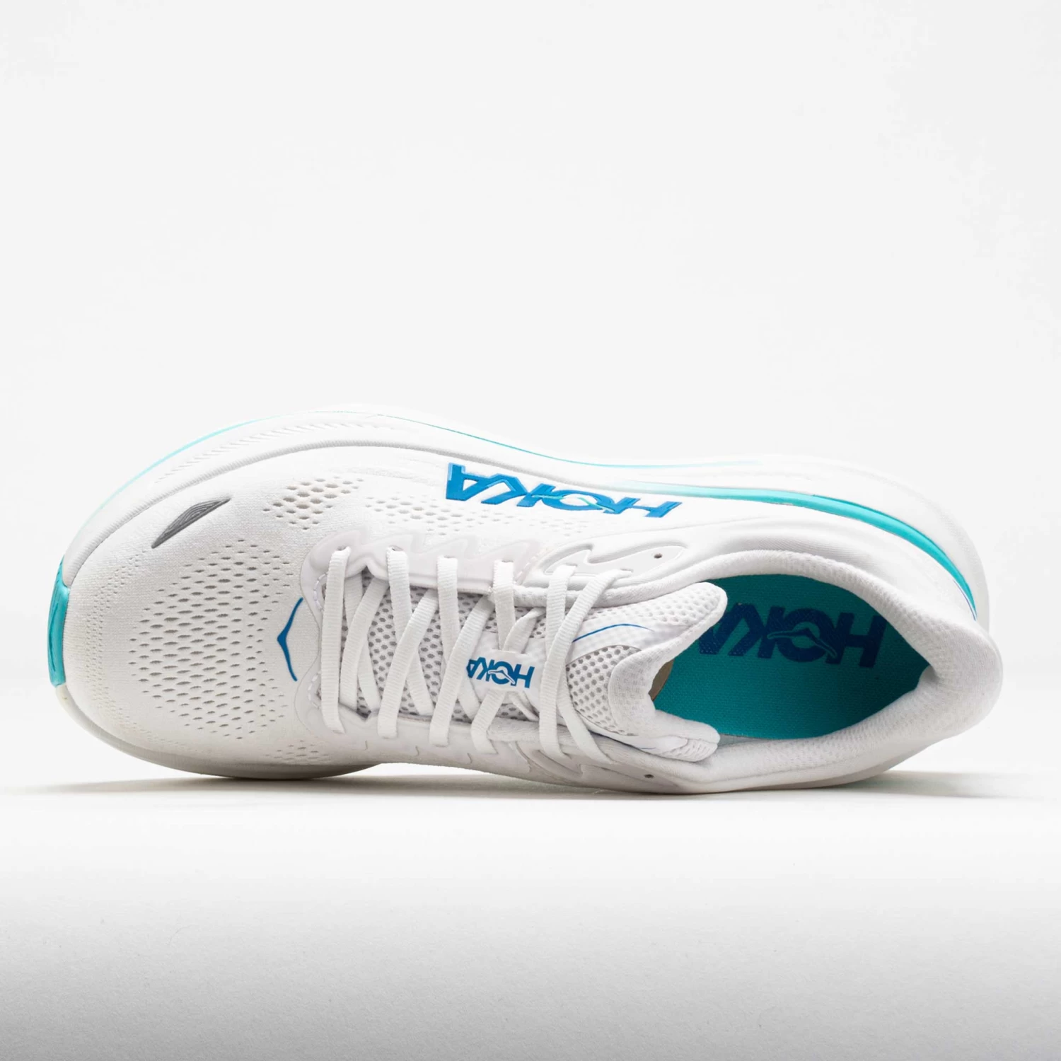 HOKA Bondi 9 Men's White/HOKA Blue 3 HOKA Bondi 9 Men's White/HOKA Blue - Image 3