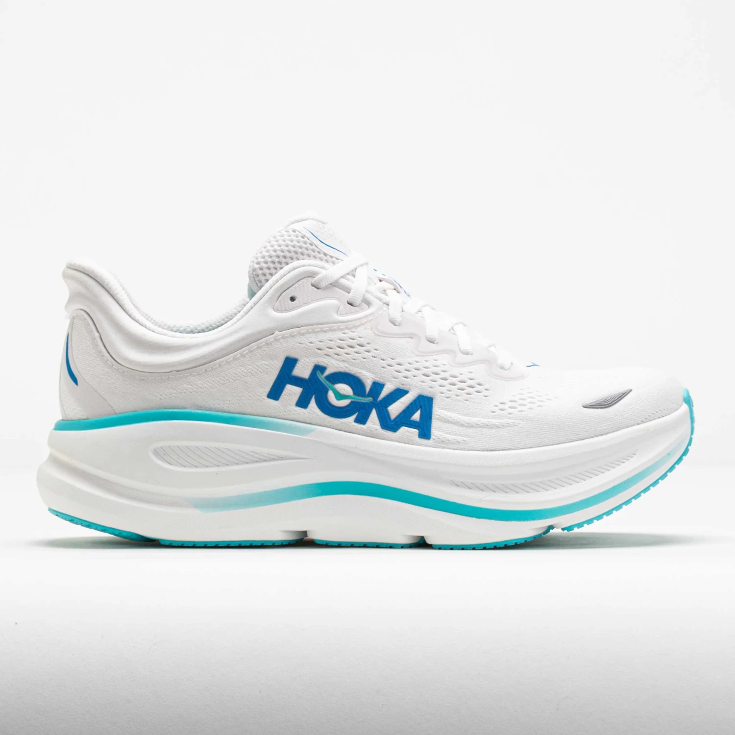 HOKA Bondi 9 Men's White/HOKA Blue 1 HOKA Bondi 9 Men's White/HOKA Blue
