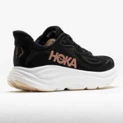 HOKA Clifton 10 Women's Black/Rose Gold -Hoka 042221 6
