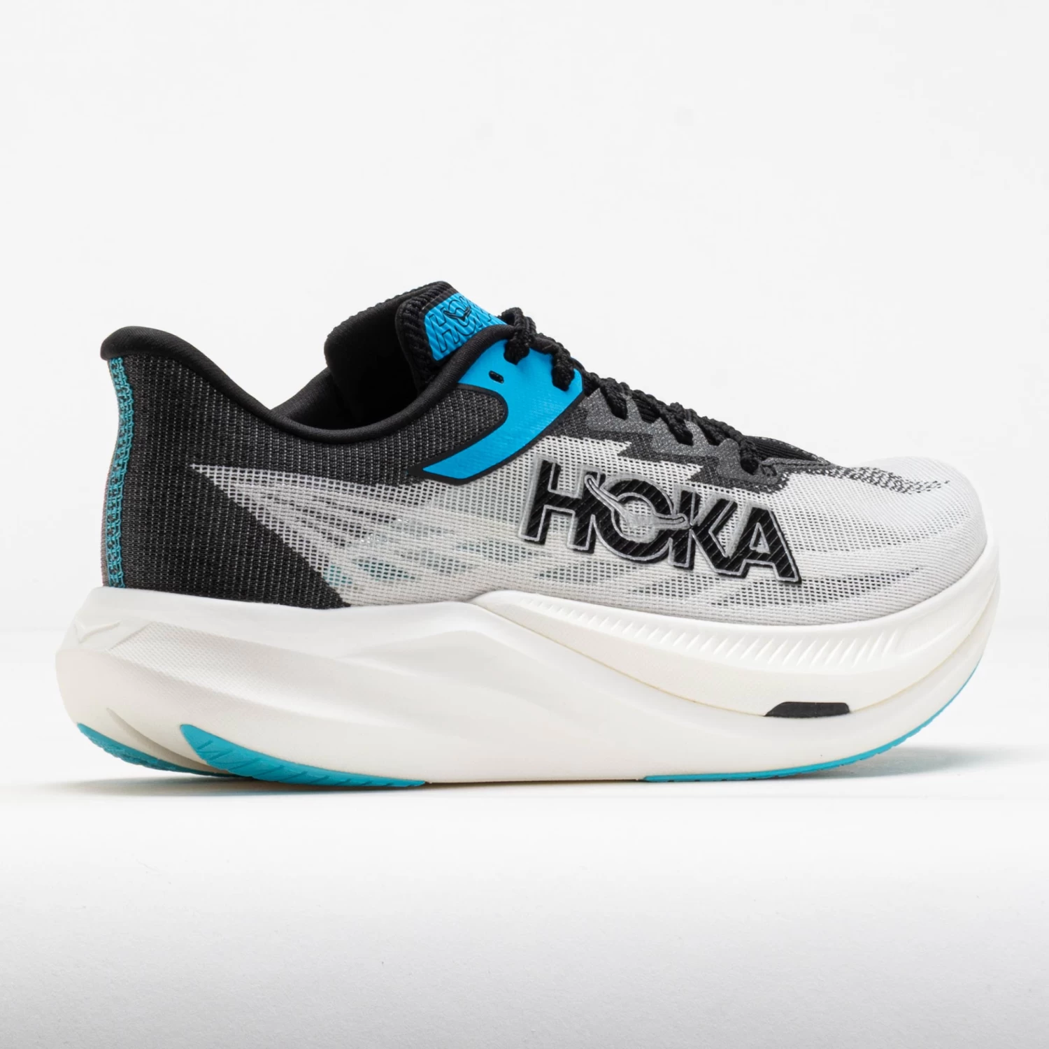 HOKA Rocket X 3 Unisex White/Black 6 HOKA Rocket X 3 Unisex White/Black - Image 6