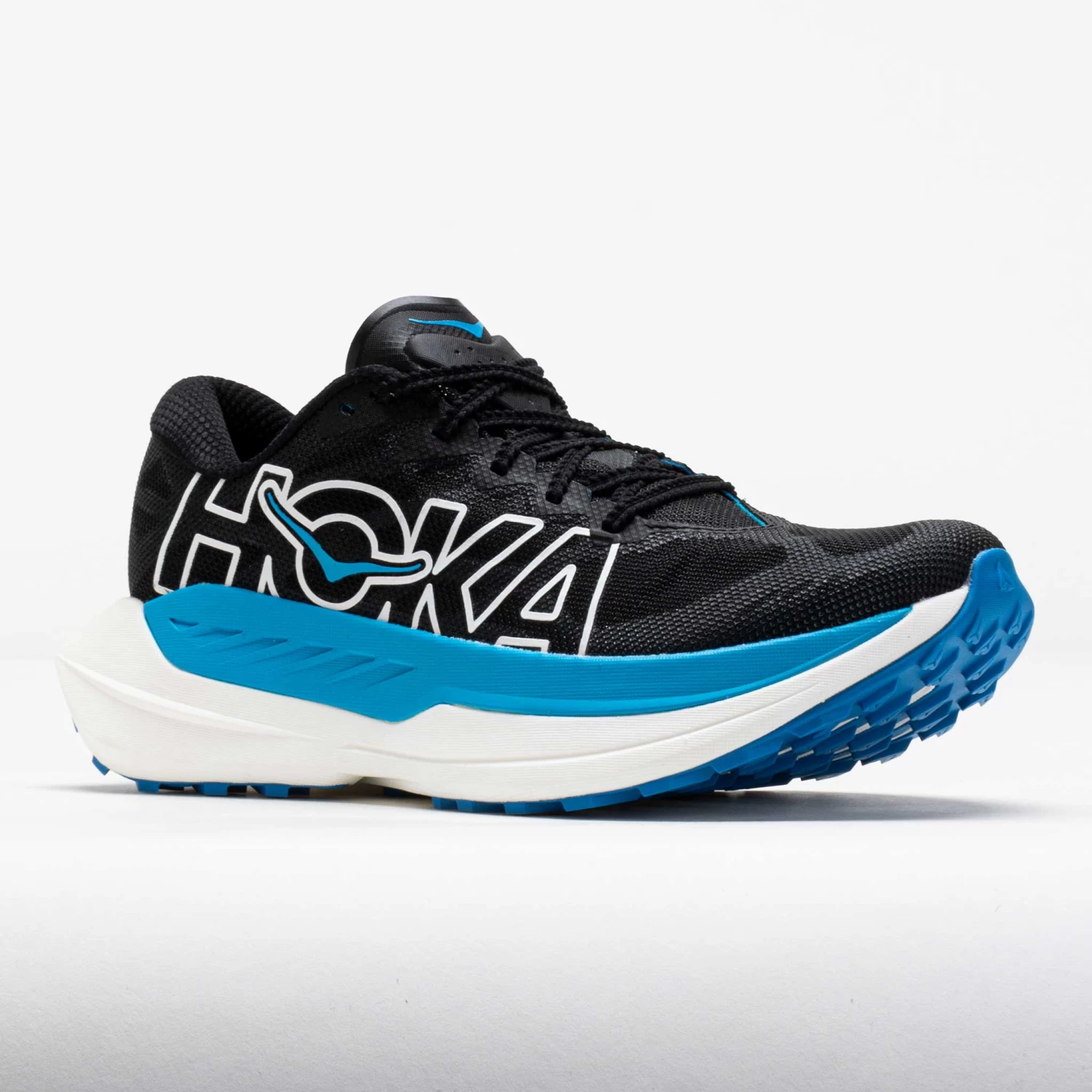 HOKA Rocket X Trail Men's Black/Skyward Blue 5 HOKA Rocket X Trail Men's Black/Skyward Blue - Image 5