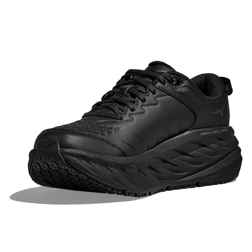 Hoka Women's Bondi SR Wide - Black/Black - Wide (D) 5 Hoka Women's Bondi SR Wide - Black/Black - Wide (D) - Image 5