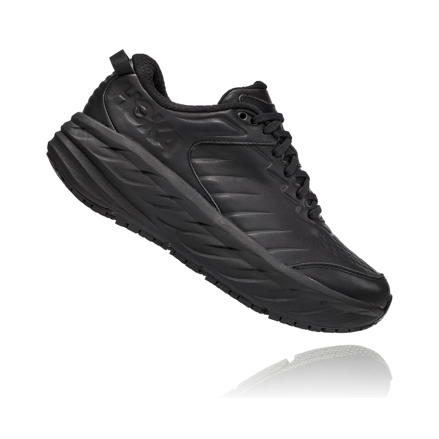 Hoka Women's Bondi SR Running Shoe - Black/Black - Regular (B) 1 Hoka Women's Bondi SR Running Shoe - Black/Black - Regular (B)