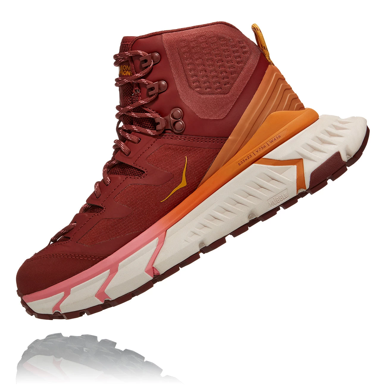 Hoka Women's TenNine Hike GoreTEXHiking Shoes - Cherry Mahogany/Strawberry Ice - Regular (B) 3 Hoka Women's TenNine Hike GoreTEXHiking Shoes - Cherry Mahogany/Strawberry Ice - Regular (B) - Image 3