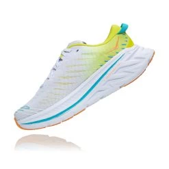 Hoka Men's Bondi X Running Shoe - White/Evening Primrose - Regular (D) 9 Hoka Men's Bondi X Running Shoe - White/Evening Primrose - Regular (D) -Hoka 1113512 WEPR 4 1