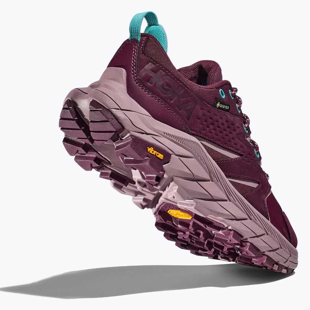 Hoka Women's Anacapa Low GTX Hiking Shoe - Grape Wine/Elderberry- Regular (B) 3 Hoka Women's Anacapa Low GTX Hiking Shoe - Grape Wine/Elderberry- Regular (B) - Image 3