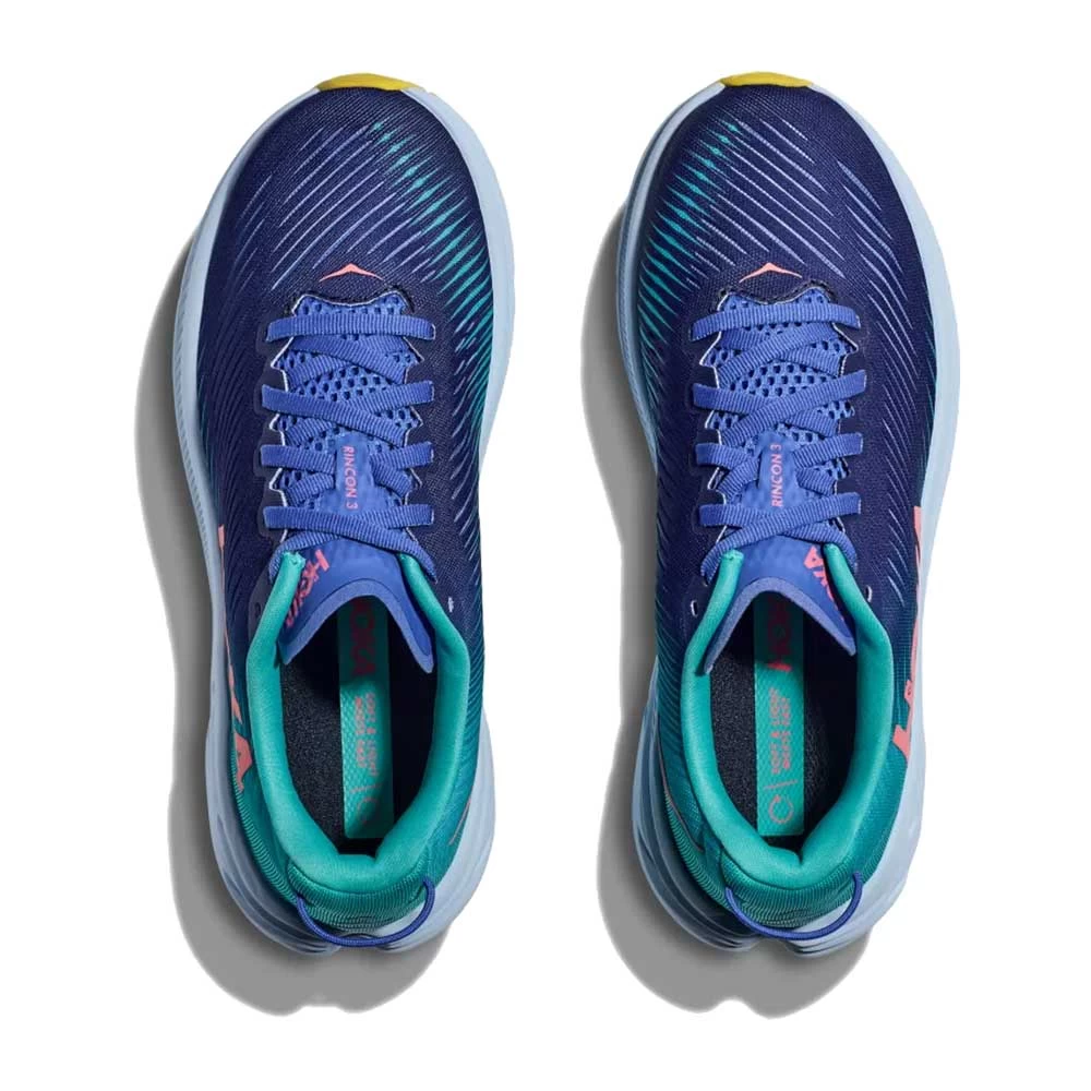 Hoka Women's Rincon 3 Running Shoe - Bellwether Blue/Ceramic - Regular (B) 3 Hoka Women's Rincon 3 Running Shoe - Bellwether Blue/Ceramic - Regular (B) - Image 3