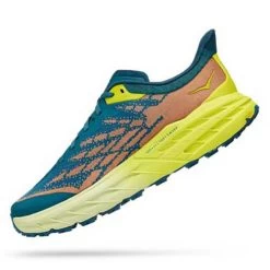 Hoka Men's Speedgoat 5 Trail Shoes - Blue Coral/Evening Primrose - Regular (D) 9 Hoka Men's Speedgoat 5 Trail Shoes - Blue Coral/Evening Primrose - Regular (D) -Hoka 1123157 BCEP 4