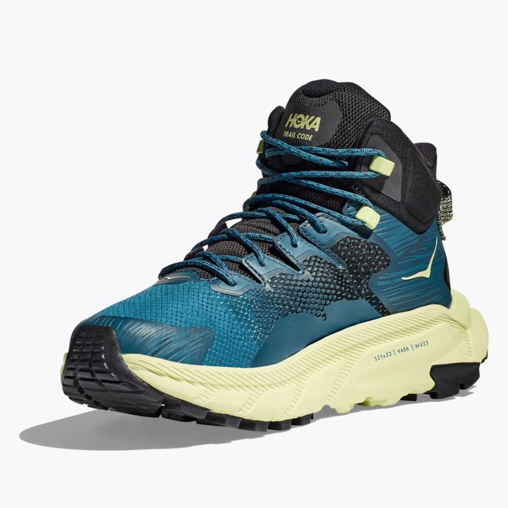 Hoka Men's Trail Code GTX Hiking Boot- Blue Graphite/Blue Coral 3 Hoka Men's Trail Code GTX Hiking Boot- Blue Graphite/Blue Coral - Image 3