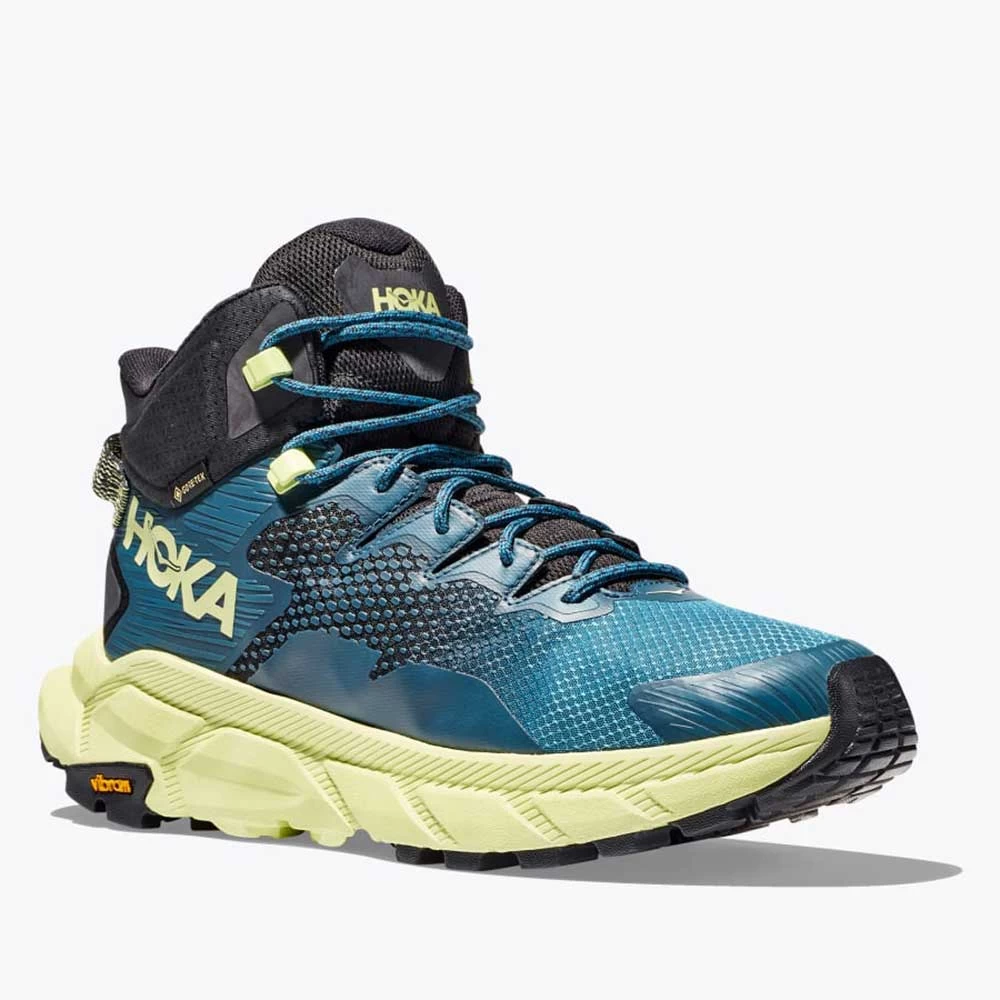 Hoka Men's Trail Code GTX Hiking Boot- Blue Graphite/Blue Coral 2 Hoka Men's Trail Code GTX Hiking Boot- Blue Graphite/Blue Coral - Image 2