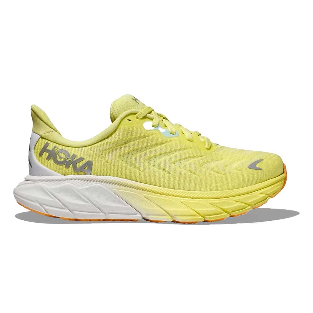 Hoka Women's Arahi 6 Running Shoe - Citrus Glow/White - Regular (B) 1 Hoka Women's Arahi 6 Running Shoe - Citrus Glow/White - Regular (B)