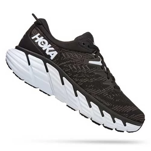 Hoka Men's Gaviota 4 Running Shoe - Black/White - Regular (D) 1 Hoka Men's Gaviota 4 Running Shoe - Black/White - Regular (D)