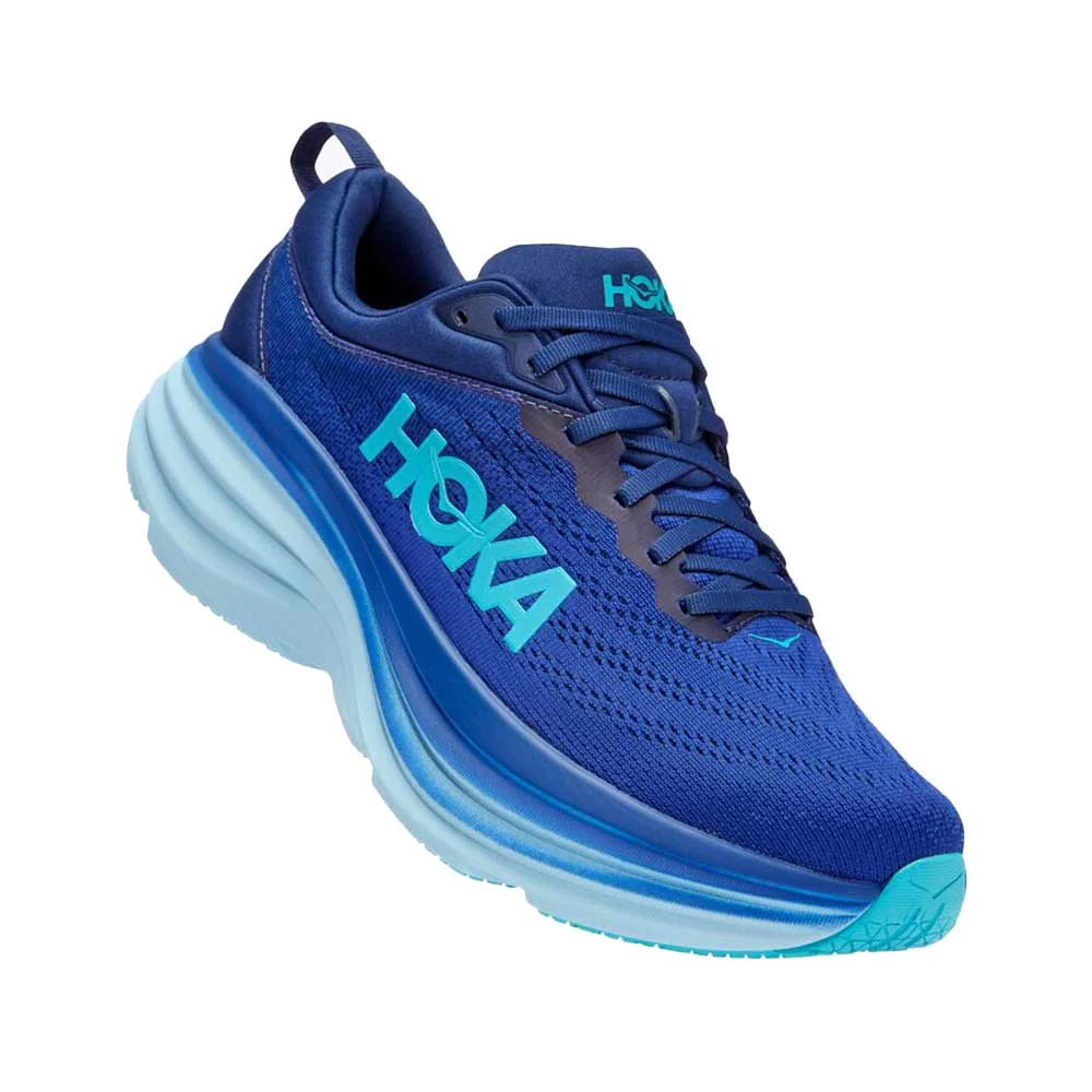 Hoka Men's Bondi 8 Running Shoe - Bellwether Blue/Bluing - Regular (D) 3 Hoka Men's Bondi 8 Running Shoe - Bellwether Blue/Bluing - Regular (D) - Image 3
