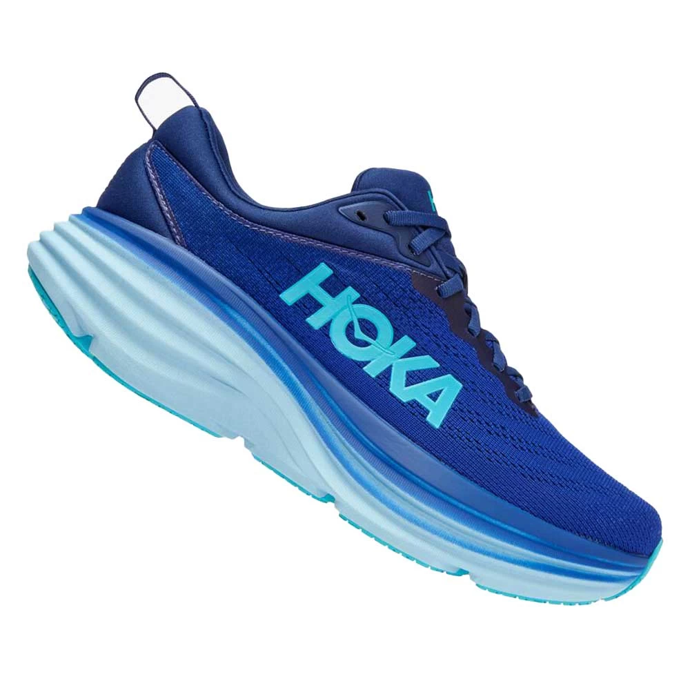 Hoka Men's Bondi 8 Running Shoe - Bellwether Blue/Bluing - Regular (D) 2 Hoka Men's Bondi 8 Running Shoe - Bellwether Blue/Bluing - Regular (D) - Image 2