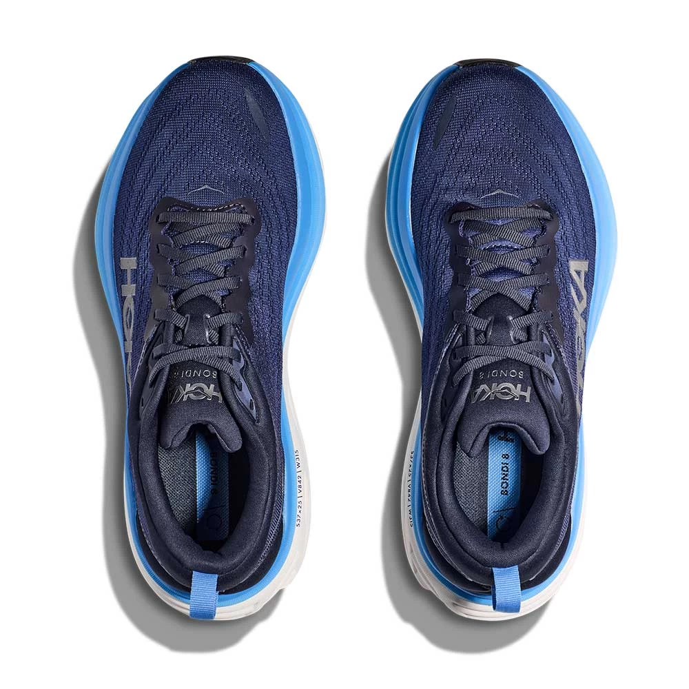 Hoka Men's Bondi 8 Running Shoe - Outer Space/All Aboard - Wide (2E) 7 Hoka Men's Bondi 8 Running Shoe - Outer Space/All Aboard - Wide (2E) - Image 7