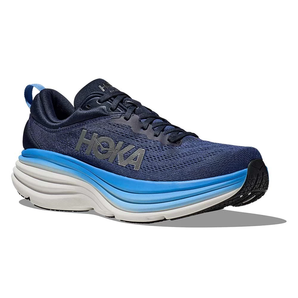 Hoka Men's Bondi 8 Running Shoe - Outer Space/All Aboard - Wide (2E) 2 Hoka Men's Bondi 8 Running Shoe - Outer Space/All Aboard - Wide (2E) - Image 2