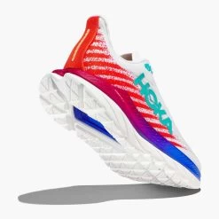 Hoka Women's Mach 5 - White/Flame - Regular (B) -Hoka 1127894 WFM 4