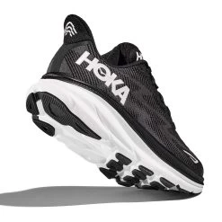 Hoka Men's Clifton 9 Running Shoe - Black/White -Hoka 1127895 BWHT 4