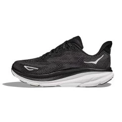 Hoka Men's Clifton 9 Running Shoe - Black/White -Hoka 1127895 BWHT 8