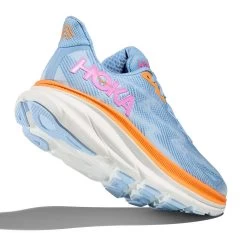 Hoka Women's Clifton 9 Running Shoe - Airy Blue/Ice Water - Wide (D) -Hoka 1127896 ABIW 4