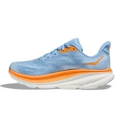 Hoka Women's Clifton 9 Running Shoe - Airy Blue/Ice Water - Wide (D) -Hoka 1127896 ABIW 8