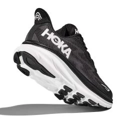 Hoka Women's Clifton 9 Running Shoe - Black/White - Wide (D) -Hoka 1127896 BWHT 4 06332916 4816 4523 a7fb e2eb9829663d