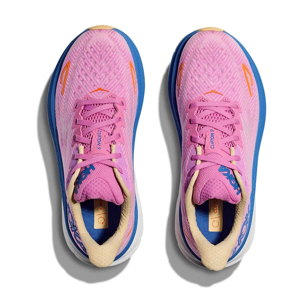 Hoka Women's Clifton 9 Running Shoe - Cyclamen/Sweet Lilac - Wide (D) 6 Hoka Women's Clifton 9 Running Shoe - Cyclamen/Sweet Lilac - Wide (D) - Image 6