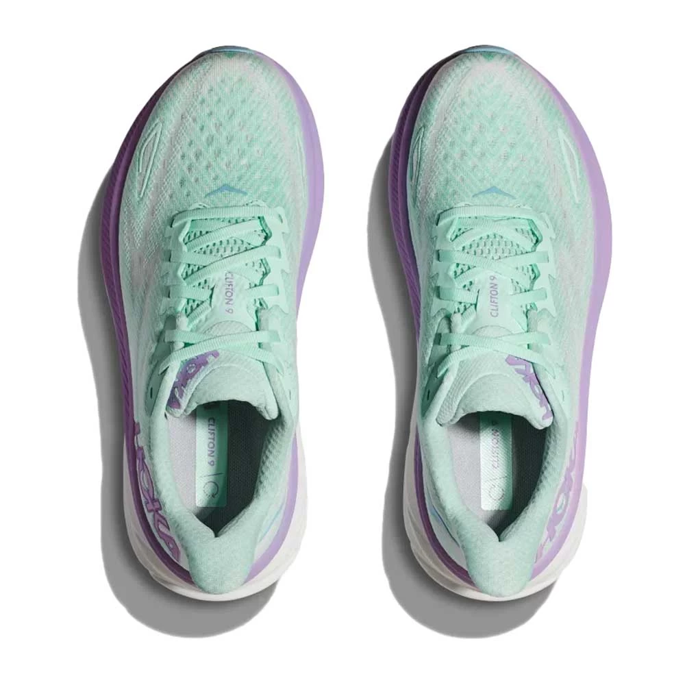 Hoka Women's Clifton 9 Running Shoe - Sunlit Ocean/Lilac Mist - Regular (B) 4 Hoka Women's Clifton 9 Running Shoe - Sunlit Ocean/Lilac Mist - Regular (B) - Image 4