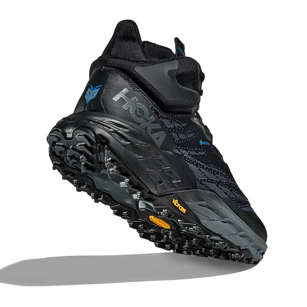 Hoka Men's Speedgoat 5 Mid GTX Running Shoe - Black/Black 5 Hoka Men's Speedgoat 5 Mid GTX Running Shoe - Black/Black - Image 5