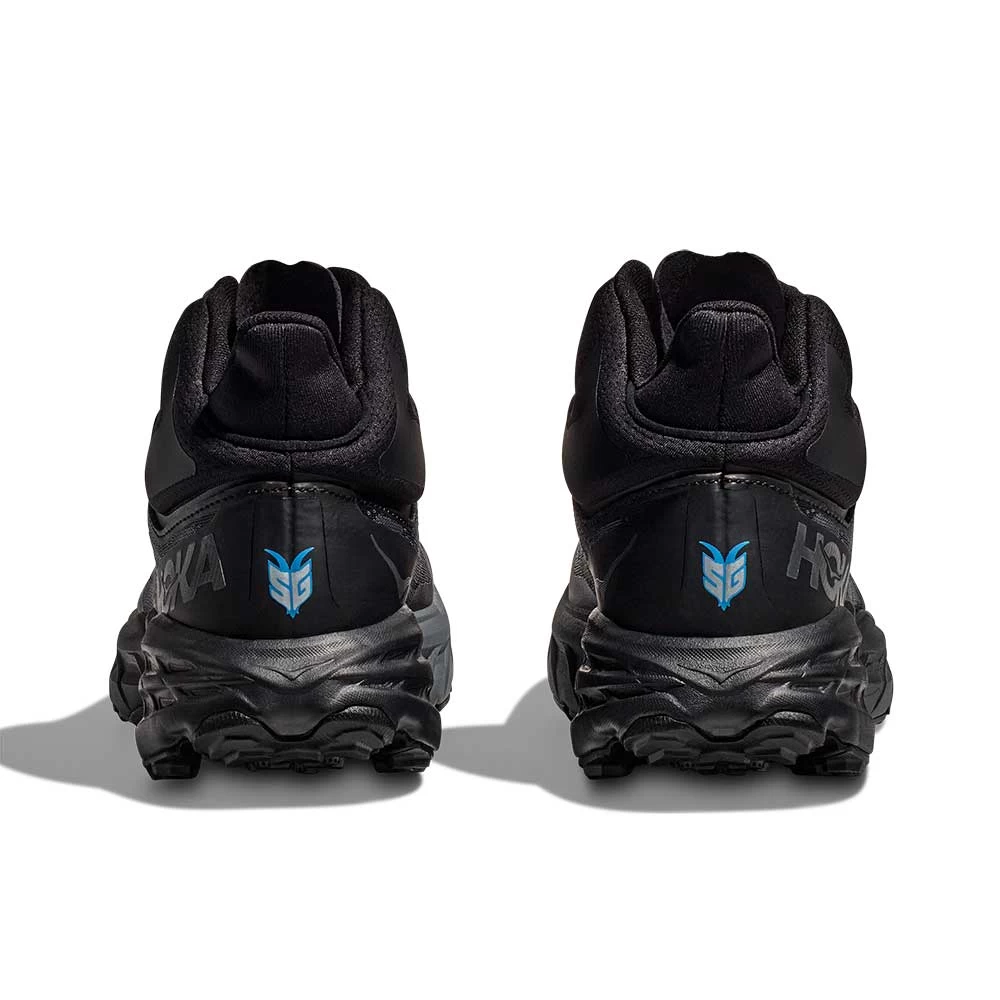 Hoka Men's Speedgoat 5 Mid GTX Running Shoe - Black/Black 6 Hoka Men's Speedgoat 5 Mid GTX Running Shoe - Black/Black - Image 6