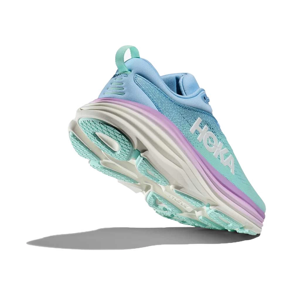 Hoka Women's Bondi 8 Running Shoe - Airy Blue/Sunlit Ocean - Regular (B) 4 Hoka Women's Bondi 8 Running Shoe - Airy Blue/Sunlit Ocean - Regular (B) - Image 4