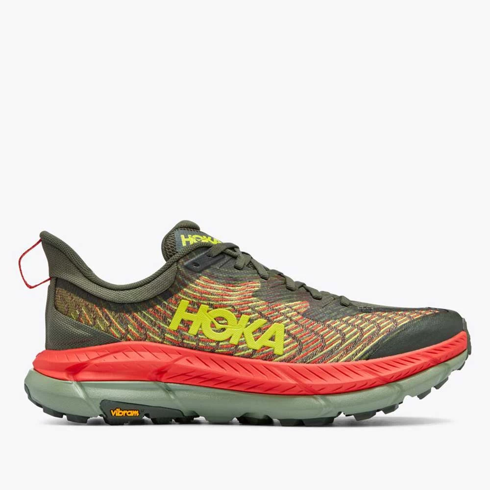 Hoka Men's Mafate Speed 4 Trail Shoe - Thyme/Fiesta- Regular (D) 1 Hoka Men's Mafate Speed 4 Trail Shoe - Thyme/Fiesta- Regular (D)