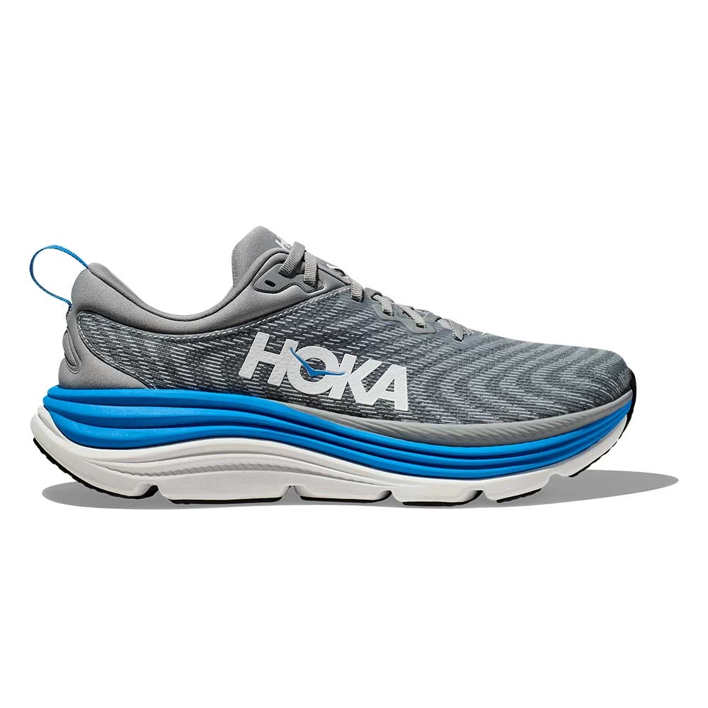Hoka Men's Gaviota 5 Running Shoe - Limestone/Diva Blue - Wide (2E) 1 Hoka Men's Gaviota 5 Running Shoe - Limestone/Diva Blue - Wide (2E)