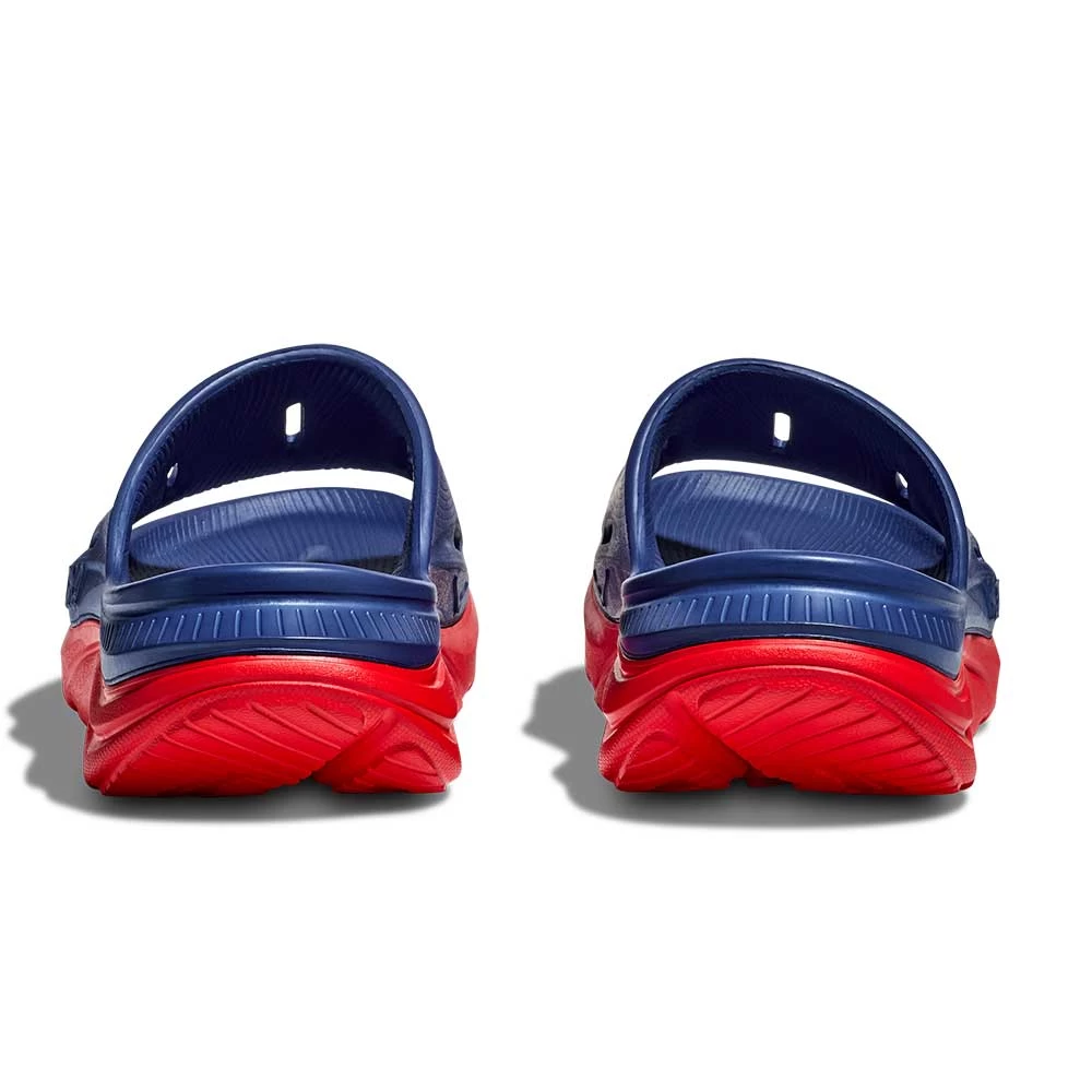 Hoka Unisex Ora Recovery Slide 3 - Bellwether Blue/Red Alert - Regular (D) 5 Hoka Unisex Ora Recovery Slide 3 - Bellwether Blue/Red Alert - Regular (D) - Image 5