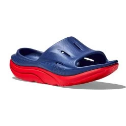 Hoka Unisex Ora Recovery Slide 3 - Bellwether Blue/Red Alert - Regular (D) 11 Hoka Unisex Ora Recovery Slide 3 - Bellwether Blue/Red Alert - Regular (D) -Hoka 1135061 BBRA 6