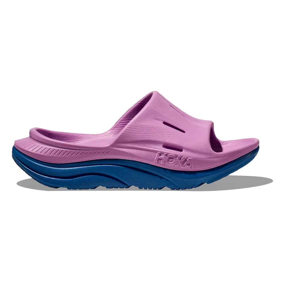 Hoka Unisex Ora Recovery Slide 3 - Cyclamen/Coastal Sky 1 Hoka Unisex Ora Recovery Slide 3 - Cyclamen/Coastal Sky