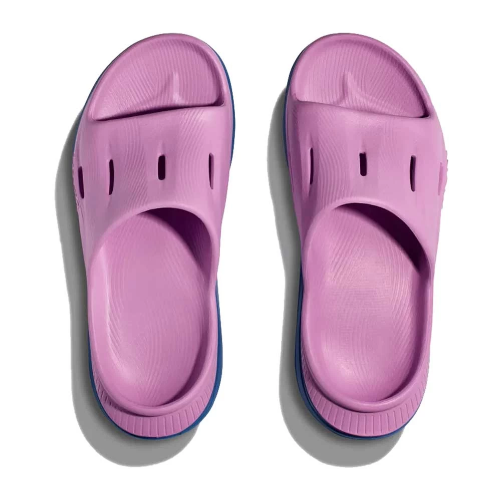 Hoka Unisex Ora Recovery Slide 3 - Cyclamen/Coastal Sky 4 Hoka Unisex Ora Recovery Slide 3 - Cyclamen/Coastal Sky - Image 4