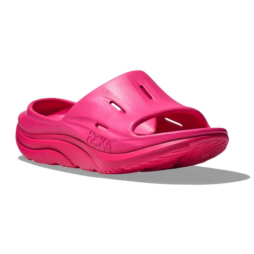 Hoka Unisex Ora Recovery Slide 3 - Pink Yarrow/Pink Yarrow 2 Hoka Unisex Ora Recovery Slide 3 - Pink Yarrow/Pink Yarrow - Image 2