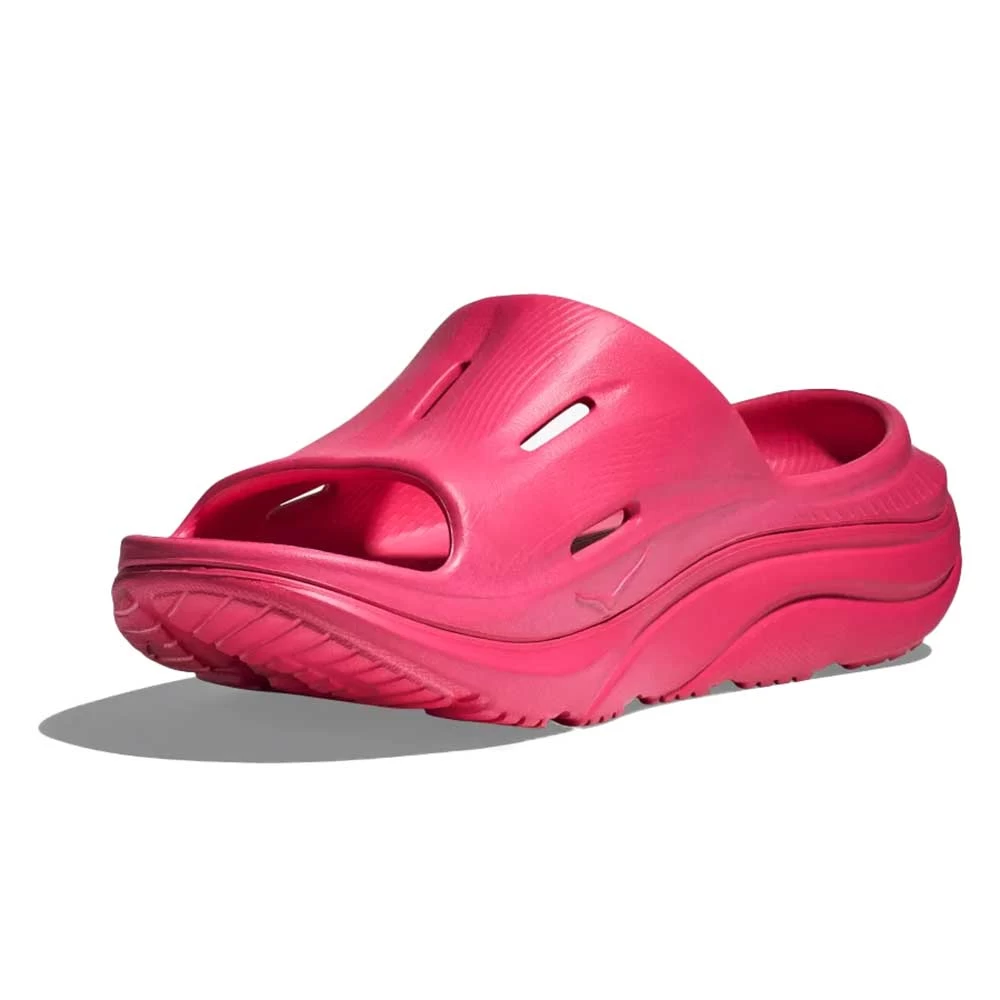 Hoka Unisex Ora Recovery Slide 3 - Raspberry/Raspberry - Regular (D) 3 Hoka Unisex Ora Recovery Slide 3 - Raspberry/Raspberry - Regular (D) - Image 3