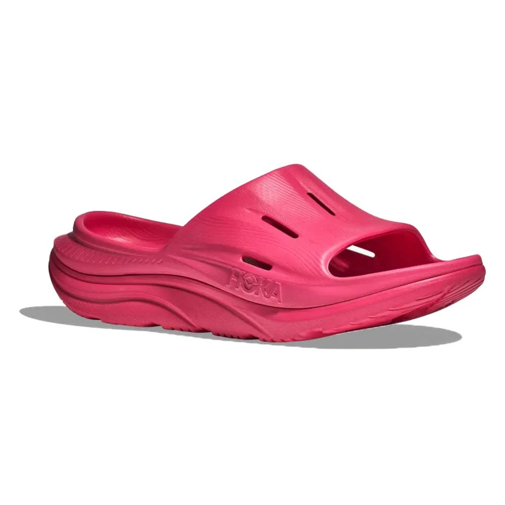 Hoka Unisex Ora Recovery Slide 3 - Raspberry/Raspberry - Regular (D) 2 Hoka Unisex Ora Recovery Slide 3 - Raspberry/Raspberry - Regular (D) - Image 2