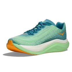 Hoka Men's Mach X Running Shoe - Ocean Mist/Lime Glow - Regular (D) -Hoka 1141450 OMLG 3