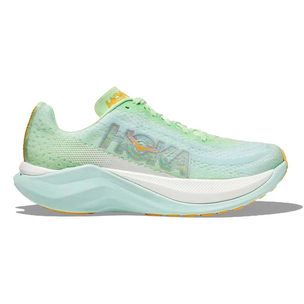 Hoka Women's Mach X Running Shoe - Lime Glow/Sunlit Ocean - Regular (B) 1 Hoka Women's Mach X Running Shoe - Lime Glow/Sunlit Ocean - Regular (B)