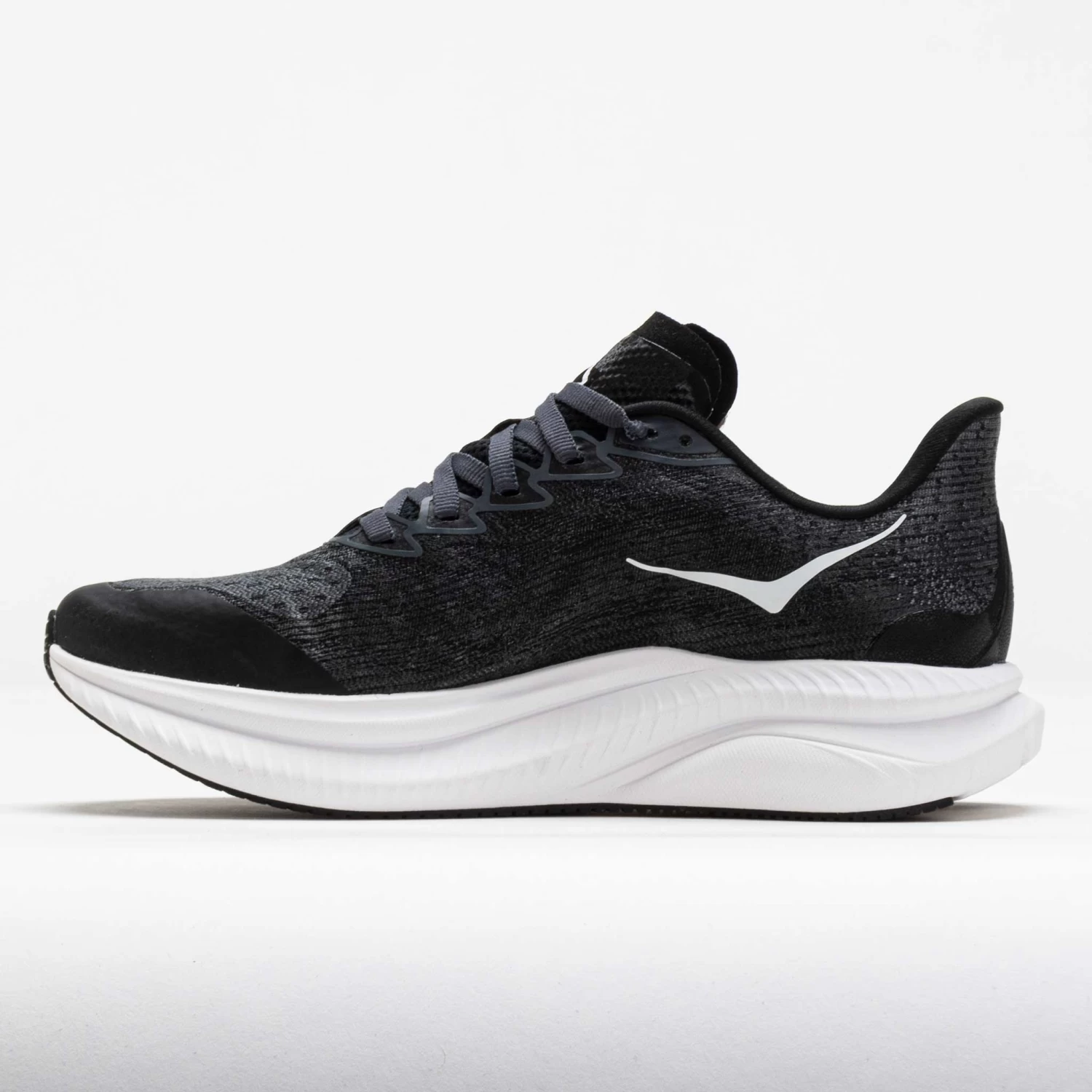 HOKA Mach 6 Junior Black/White 2 HOKA Mach 6 Junior Black/White - Image 2