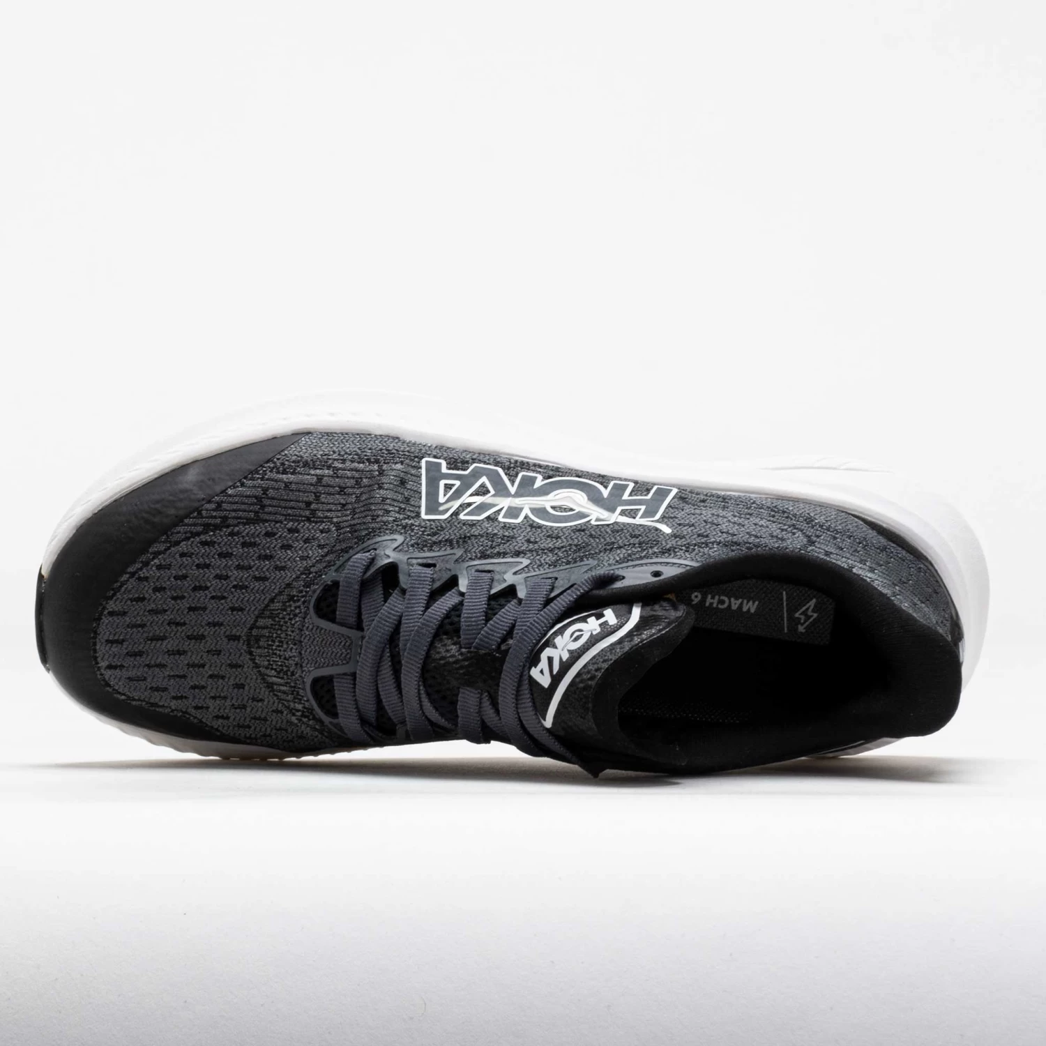 HOKA Mach 6 Junior Black/White 3 HOKA Mach 6 Junior Black/White - Image 3