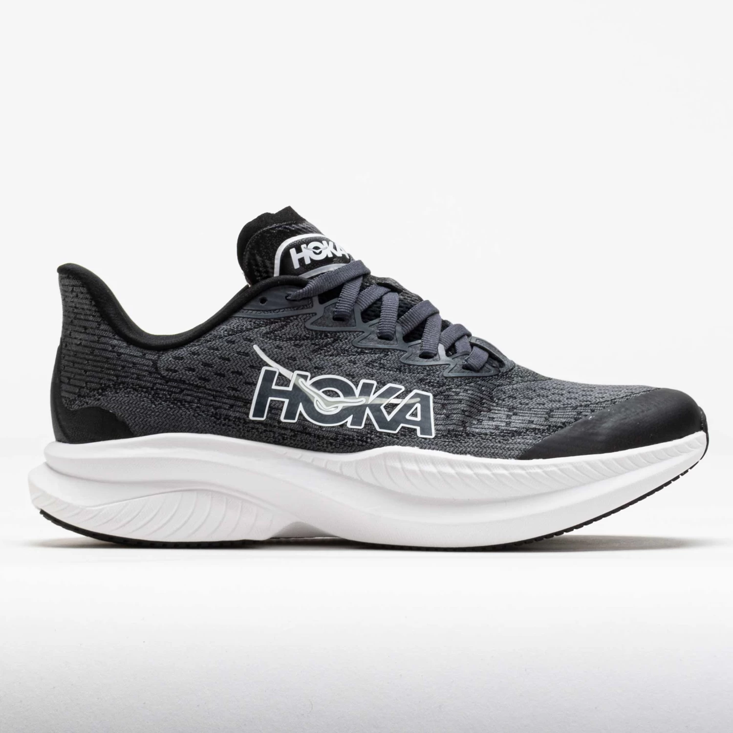 HOKA Mach 6 Junior Black/White 1 HOKA Mach 6 Junior Black/White